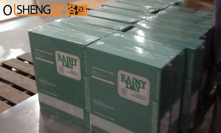 燙發(fā)劑使用小邊封收縮包裝機案例視頻