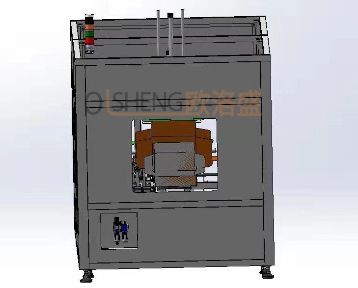 自動折盒機3D圖