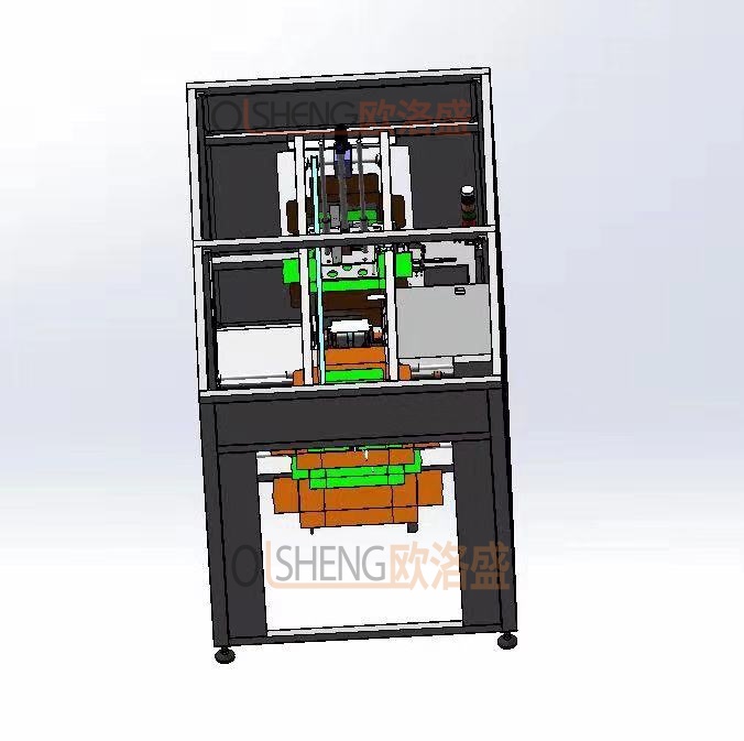 自動飛機盒折盒機3D圖